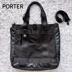 PORTER HEAT ポーター ヒート 2WAY トートバッグ ブラック
