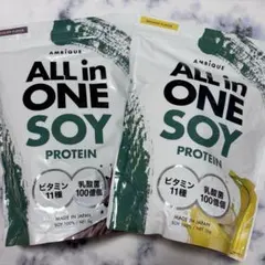 アンビーク AMBiQUE ソイプロテイン 1kg 2袋セット 乳酸菌100億個