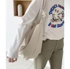 【新品】florge 2WAYワンハンドルトートバッグ5979円　ホワイト