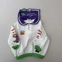 しまむら　mewoo! トイストーリー　バズ　トレーナー　100