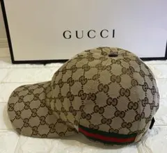 極美品✨GUCCI グッチ ベースボールキャップ GGキャンバス Sサイズ