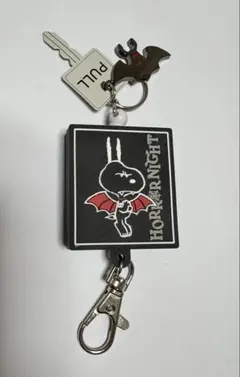 USJ ハロウィン スヌーピー リール付き キーチェーン　キーホルダー