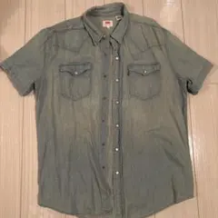 Levi's 半袖デニムシャツ Mサイズ
