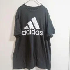 adidas 黒 Tシャツ XL　アディダス　カジュアル　スポーツ
