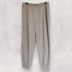 ユニクロ ジョガーパンツ XL ブラウン ウエストゴム 裾ゴム