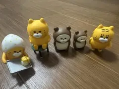 ノラネコ軍団　ガチャガチャ　5体セット