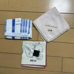 タオルハンカチ 各種3枚セットのサムネイル
