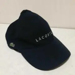 LACOSTE ネイビー ベースボールキャップ　フリーサイズ　ユニセックス