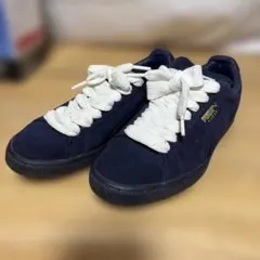 亜*蘭様 PUMA ネイビー スエード スニーカー　23.5cm