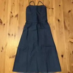 【お値下げ中❗️】【新品・未使用】MANGROVE/Vipoa/デニムキャミワンピ