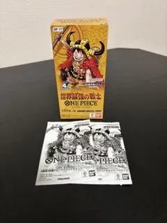 ワンピースカード 世界最強の戦士 OP-17 テープカットBOX+プロモ2枚