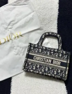 CHRISTIAN DIOR ブックトート ネイビー