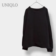 【UNIQLO ユニクロ】ウルトラストレッチスウェット　ブラック　メンズ　M