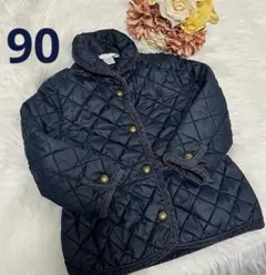 ラルフローレン90cm キルティングジャケットキルティングコートネイビー