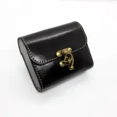 本革 小さい ベルトポーチ 2way ヌメ革 レザー 小物入れ ハンドメイド