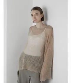 LA PEAU DE GEM モヘアライクニットのサムネイル
