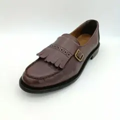 試着のみ人気モデル【マリールイーズ】 ブラウンキルト タッセルローファーのサムネイル