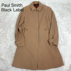 ポールスミスブラック ★ ウールコート ロングコート マルチストライプ 40 L