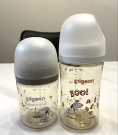 母乳実感 Pigeon スヌーピー 哺乳瓶 2本セット