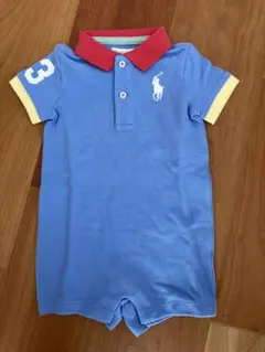 新品未使用タグ付き　Ralph Lauren ポロシャツロンパース 6M
