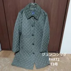 未使用近！ジュンコシマダPART2 　 コート オリーブグリーン　13号（LL）
