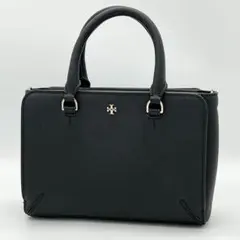 【良品】ToryBurch ROBINSON ハンドバッグ レザー ブラック