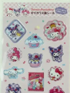 ✨国内正規品✨サンリオキャラクター すりガラス風シール キティ　マイメロ　クロミ