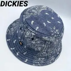 DICKIES ディッキーズ　ペイズリー柄バケットハット　リネン55% 麻