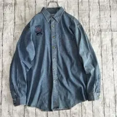 L.L.Bean エルエルビーン 企業ロゴ デニムシャツ