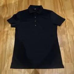 UNIQLO ブラック 半袖ポロシャツ L