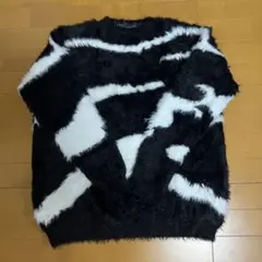 黒白ストライプセーター　SHEIN