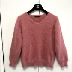 closetstoryクローゼットストーリー プルオーバー ピンク【アンゴラ混】