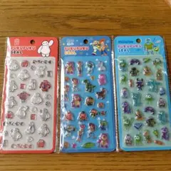 みぃ様専用　ぷくぷくシール　ベイマックス トイストーリー　スヌーピー ミッキー