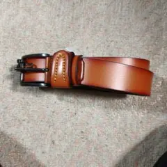 キャメル色 合成皮革 ベルト 119cm