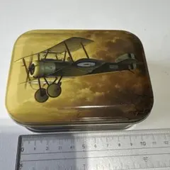 航空機イラストの金属製ケース