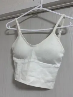 ホワイト Vネック キャミソール