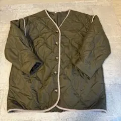 Hudson honeys ハニーズ キルティングジャケット オリーブグリーン