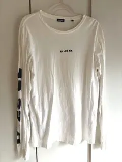 DIESEL ホワイト ロングスリーブ M