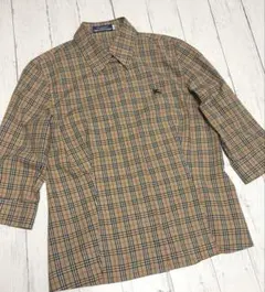 BURBERRY BLUE LABELバーバリー七分袖シャツブラウス