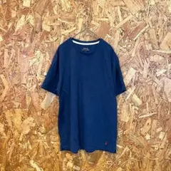 POLO RALPH LAUREN 半袖Tシャツ ロゴ刺繍 ネイビー メンズ M