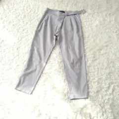 GREEN LABEL RELAXING 　テパードパンツ 38バックルグレー