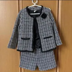 ツイード ジャケットとショートパンツ セット 120センチ