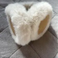 ホワイトファー耳あて・イヤーマフ