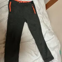 ワークマン◼️ダークグレー スエットパンツ Find-Out LL オレンジロゴ