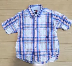 【サイズ5】TOMMY HILFIGER 半袖チェックシャツ