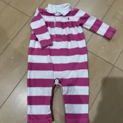 Ralph Lauren ラルフローレン 6M ロンパース ストライプ