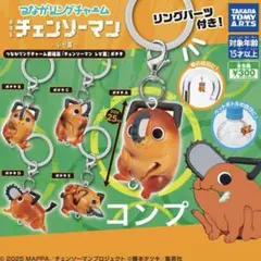 チェンソーマンレゼ つながリングチャームめじるしアクセサリーポチタ コンプリート