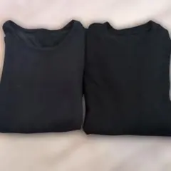 UNIQLO 超極暖ヒートテッククルーネックT ブラック