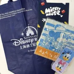 ディズニー タオルハンカチ＆ミニタオル＆ノート ショップバッグ まとめ売り