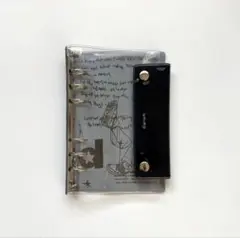 早い者勝ち 韓国 バインダー 貯金 リフィル diarium 黒×透明 - メルカリ